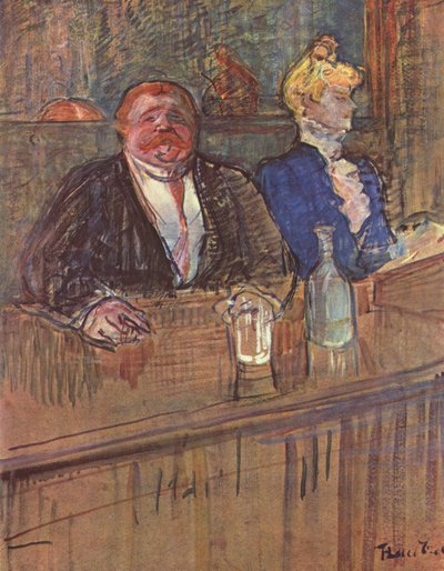 Le Bar - Henri de Toulouse Lautrec